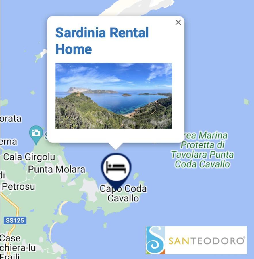 San Teodoro Punta Est Curatissimo Bilocale Lägenhet Capo Coda Cavallo Exteriör bild